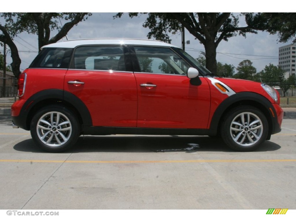 Pure Red 2011 Mini Cooper Countryman Exterior Photo #50569171