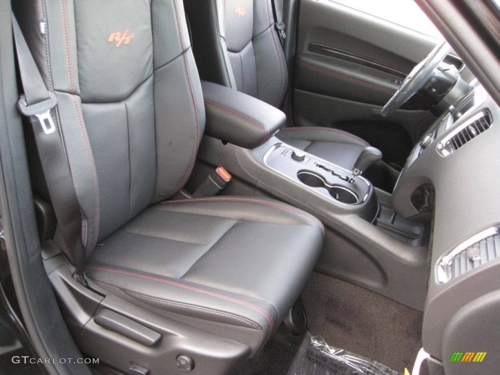 Black Interior 2011 Dodge Durango R/T 4x4 Photo #50569249