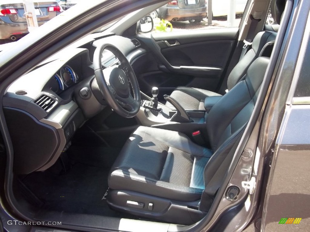 Ebony Interior 2009 Acura TSX Sedan Photo #50569462