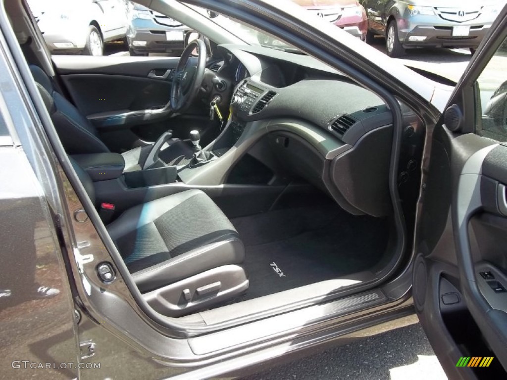 Ebony Interior 2009 Acura TSX Sedan Photo #50569477
