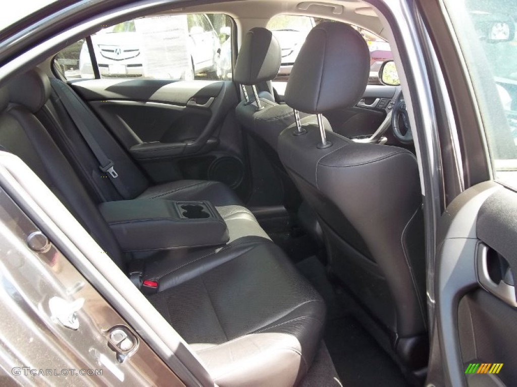 Ebony Interior 2009 Acura TSX Sedan Photo #50569501