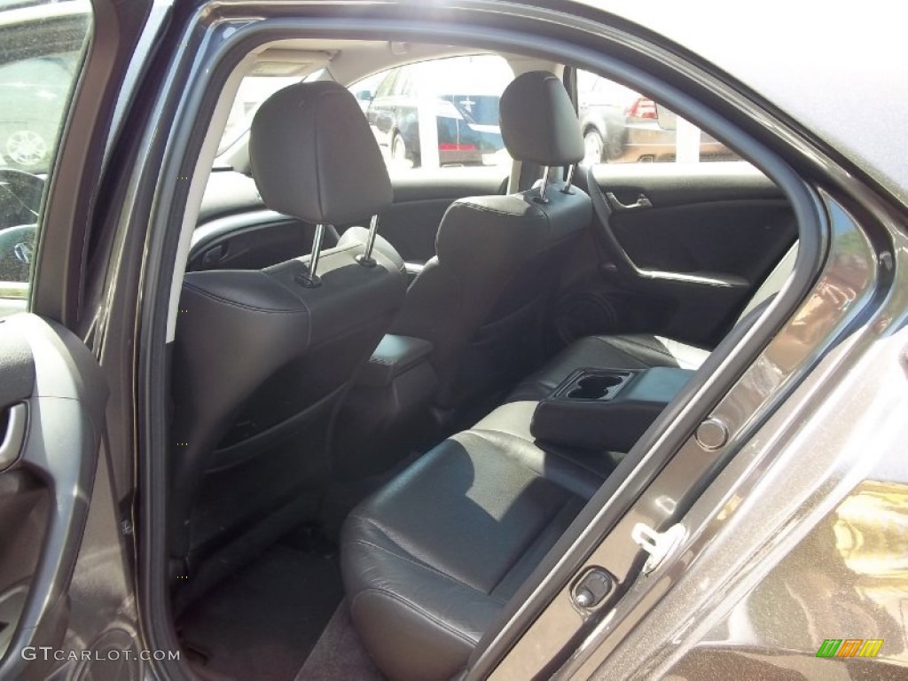 Ebony Interior 2009 Acura TSX Sedan Photo #50569516