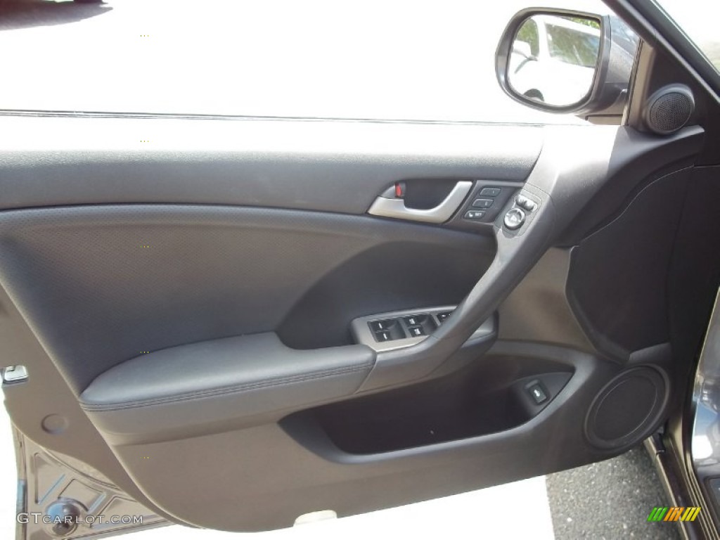 2009 Acura TSX Sedan Ebony Door Panel Photo #50569528