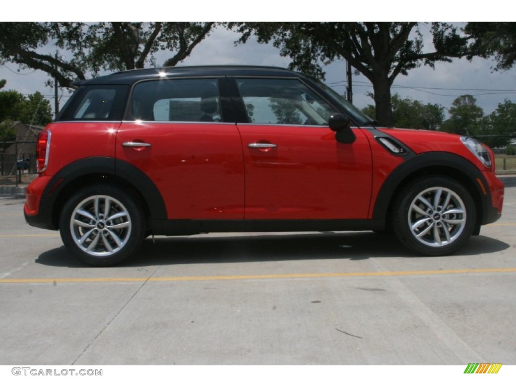 Pure Red 2011 Mini Cooper S Countryman Exterior Photo #50569582