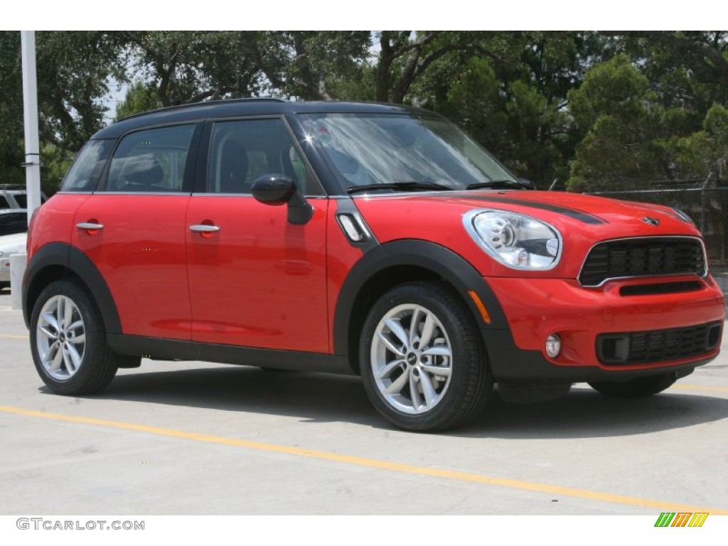 Pure Red 2011 Mini Cooper S Countryman Exterior Photo #50569648
