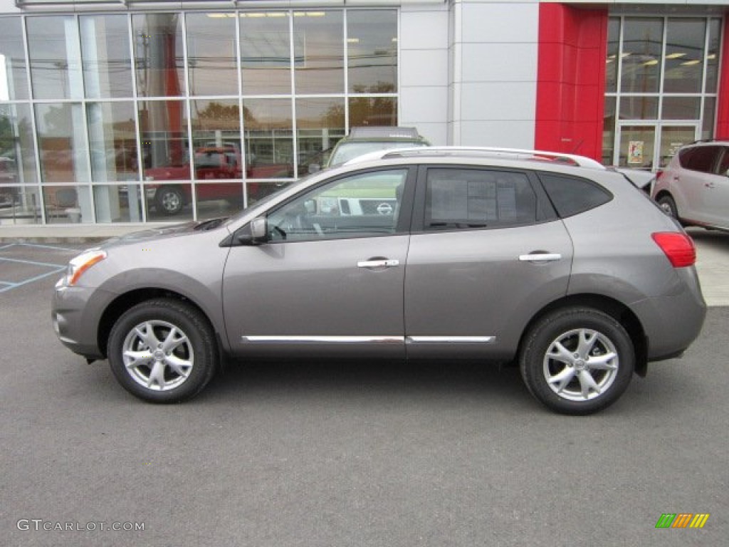 2011 Rogue SV AWD - Platinum Graphite / Black photo #2