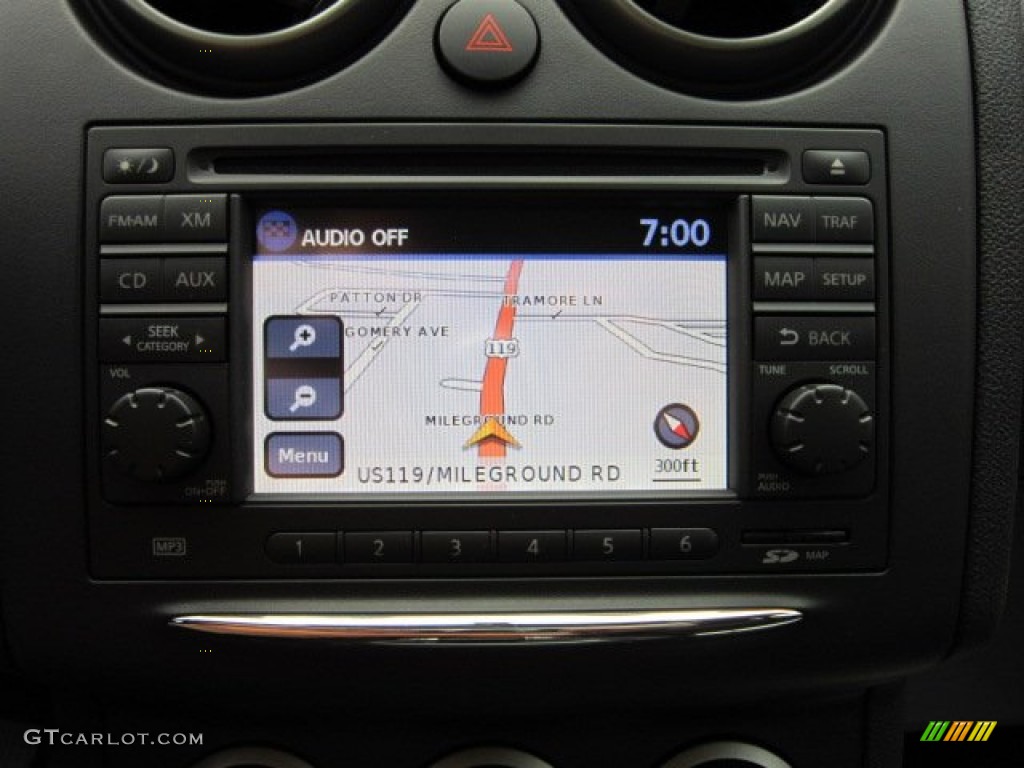 2011 Rogue SV AWD - Platinum Graphite / Black photo #6