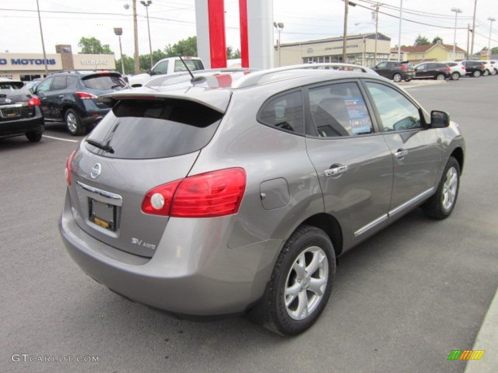 2011 Rogue SV AWD - Platinum Graphite / Black photo #10