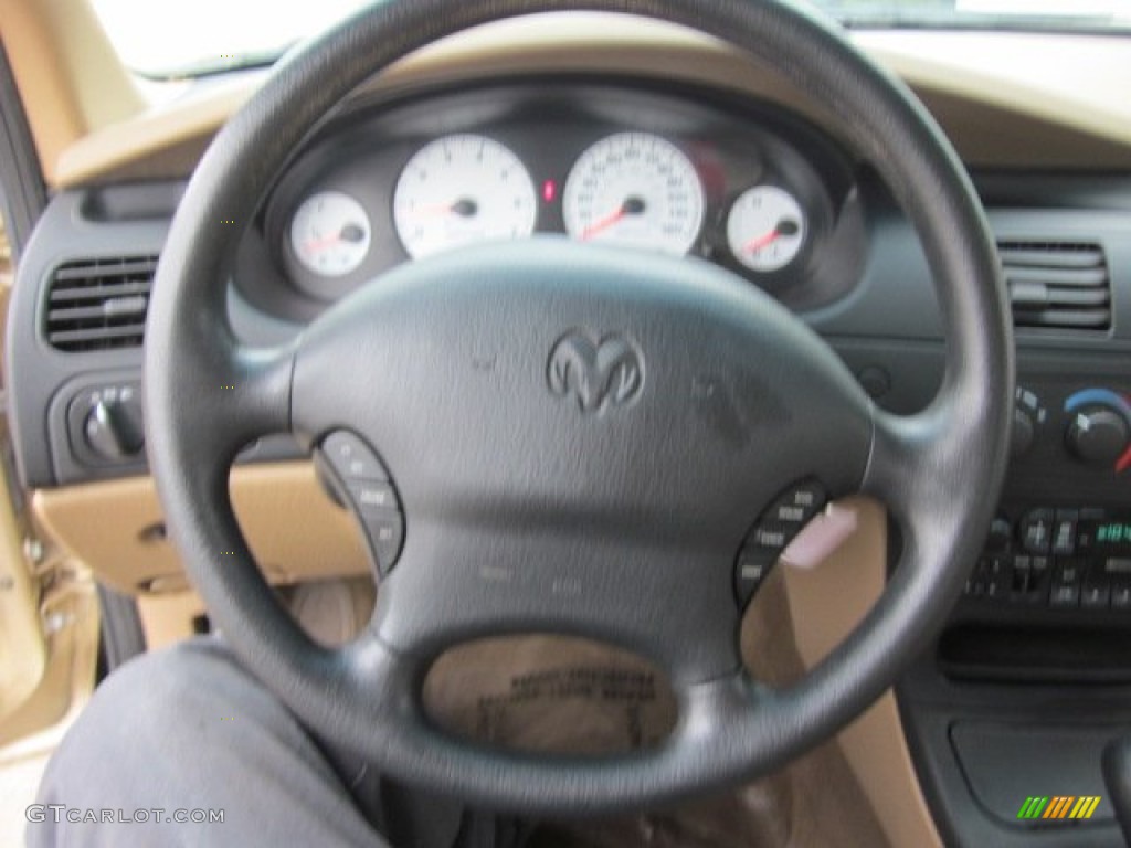 1999 Dodge Intrepid Standard Intrepid Model Tan/Camel Steering Wheel Photo #50570888