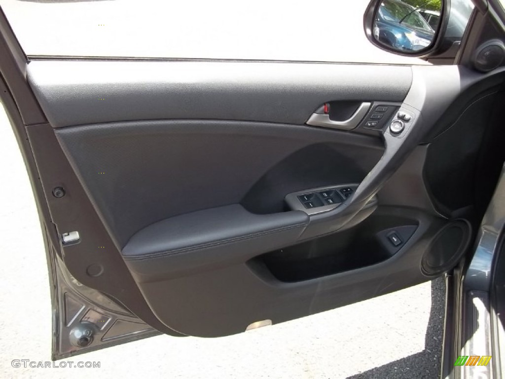 2009 Acura TSX Sedan Ebony Door Panel Photo #50572087