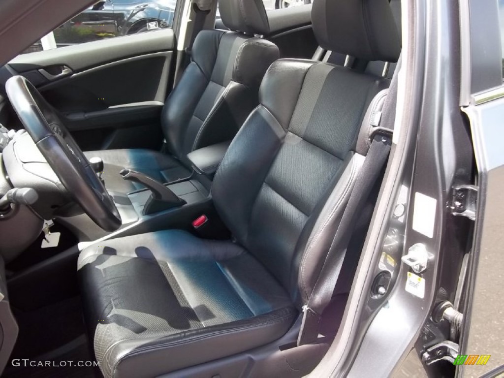 Ebony Interior 2009 Acura TSX Sedan Photo #50572102