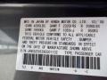 NH737M: Polished Metal Metallic 2009 Acura TSX Sedan Color Code