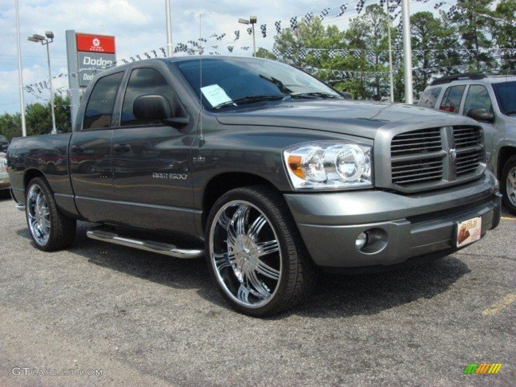 Mineral Gray Metallic 2007 Dodge Ram 1500 Sport Quad Cab Exterior Photo #50572771