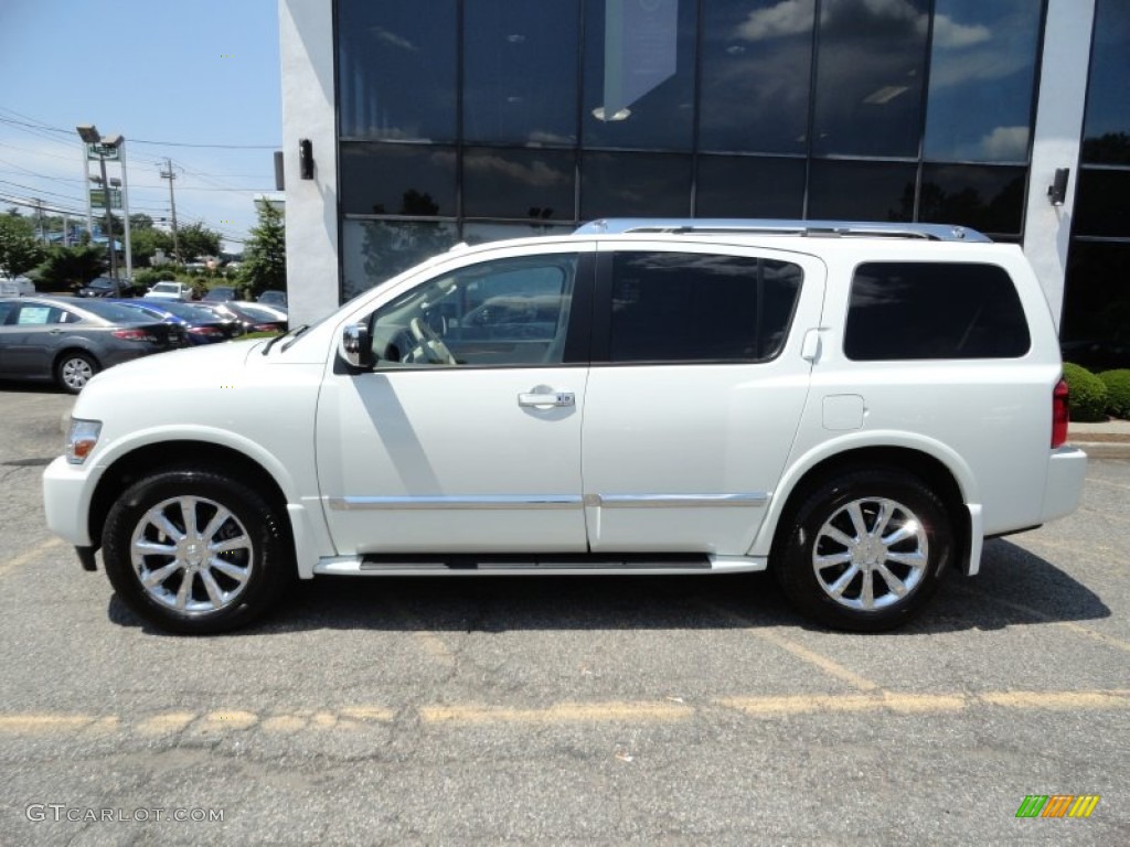 Tuscan White Pearl 2010 Infiniti QX 56 4WD Exterior Photo #50572910