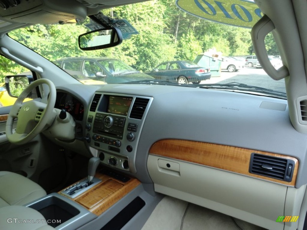 2010 Infiniti QX 56 4WD Wheat Dashboard Photo #50572960
