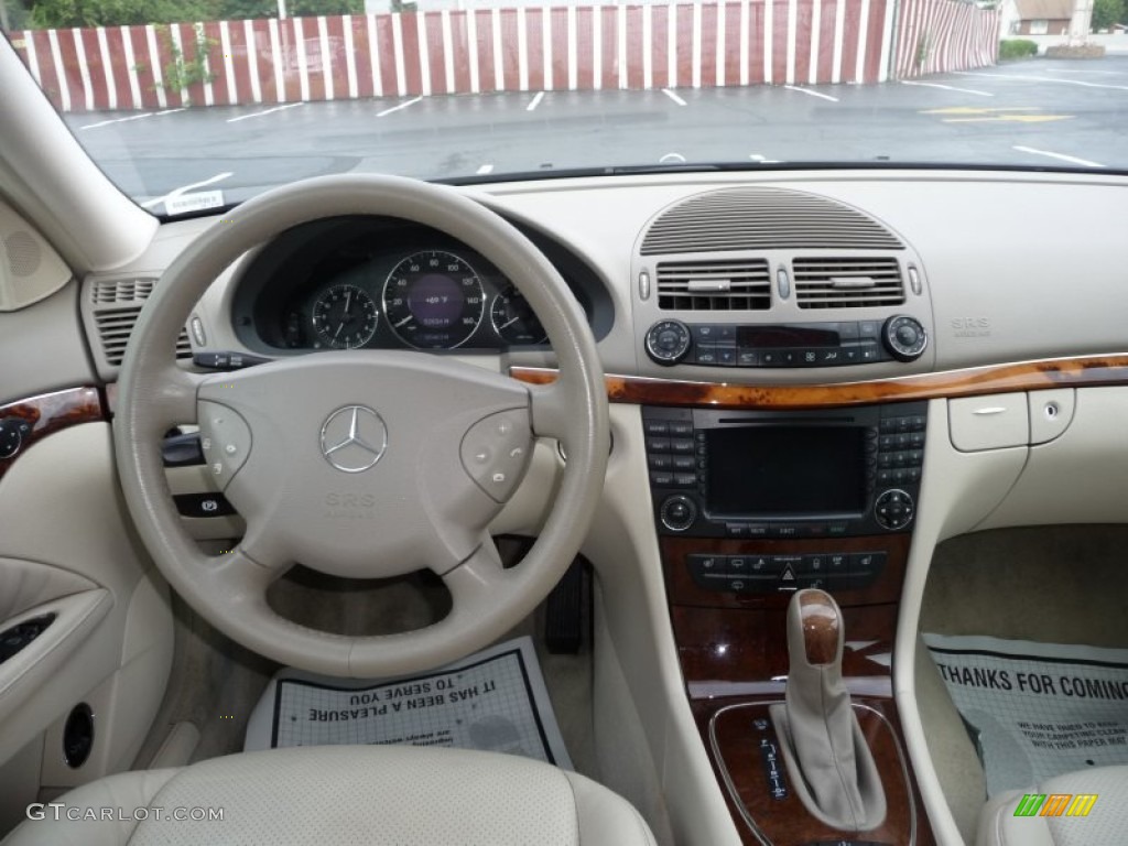 Stone Interior 2004 Mercedes-Benz E 500 4Matic Wagon Photo #50573089