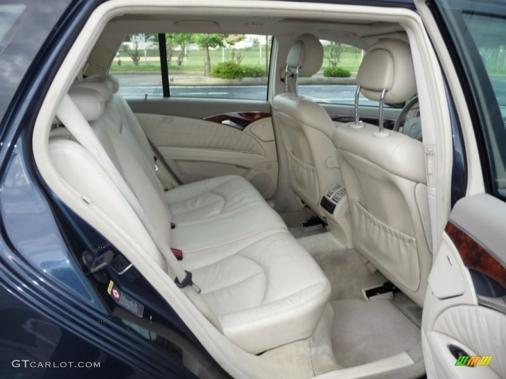 Stone Interior 2004 Mercedes-Benz E 500 4Matic Wagon Photo #50573116