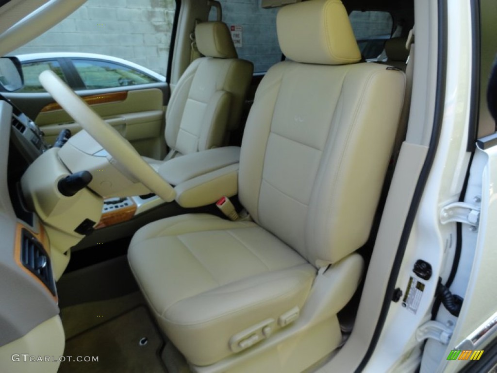 Wheat Interior 2010 Infiniti QX 56 4WD Photo #50573281