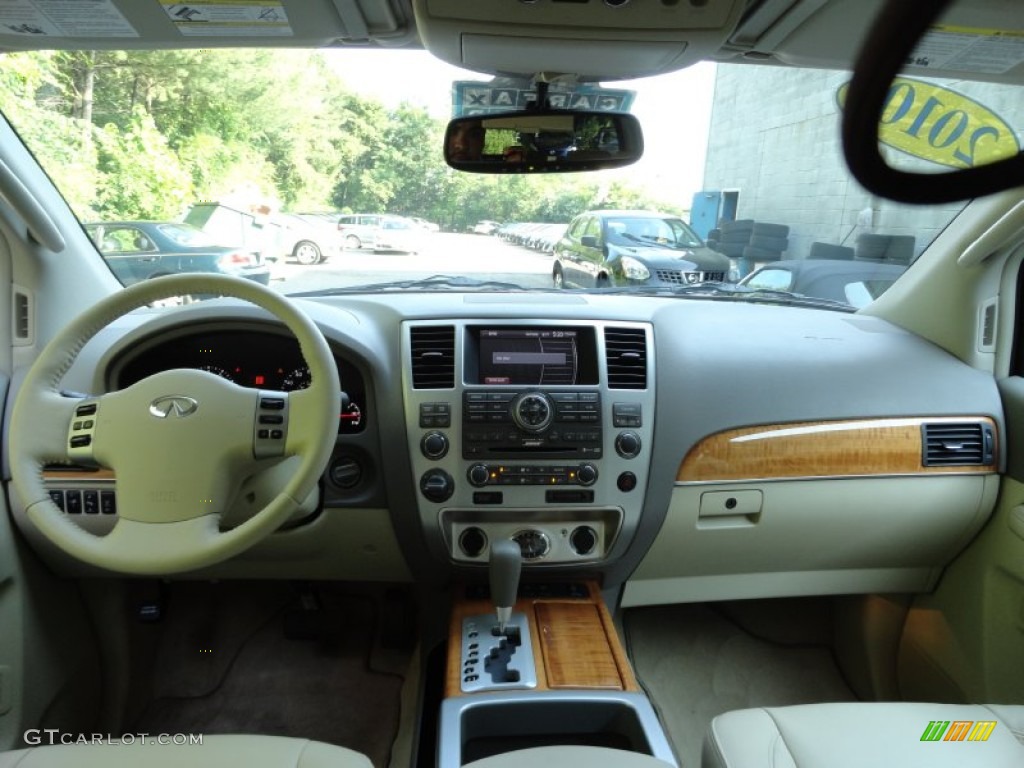 2010 Infiniti QX 56 4WD Wheat Dashboard Photo #50573308