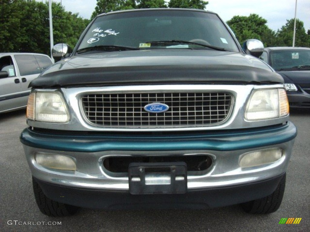 1997 Expedition XLT 4x4 - Pacific Green Metallic / Medium Prairie Tan photo #3