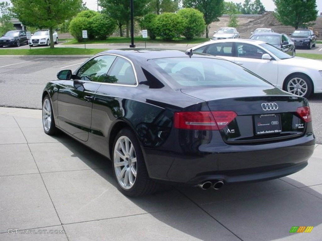 2011 A5 2.0T quattro Coupe - Brilliant Black / Cinnamon Brown photo #3