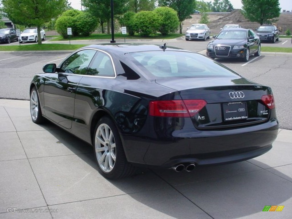 2011 A5 2.0T quattro Coupe - Brilliant Black / Cinnamon Brown photo #4