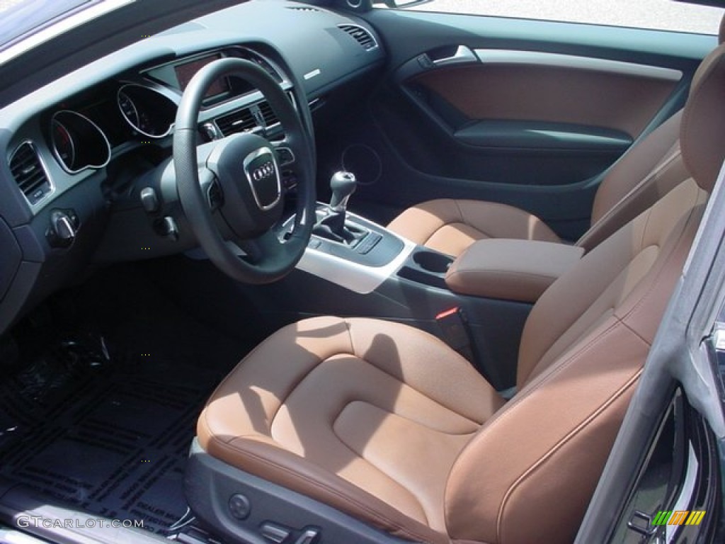 Cinnamon Brown Interior 2011 Audi A5 2.0T quattro Coupe Photo #50573488