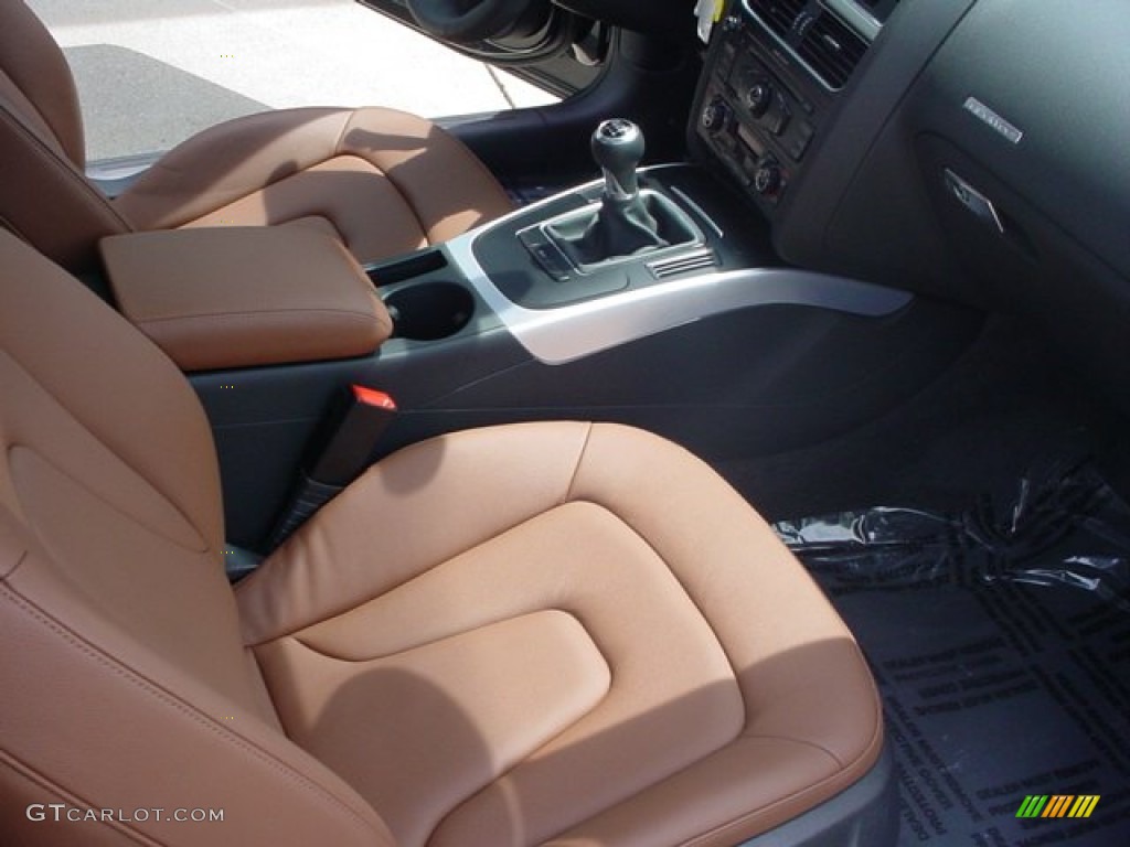 Cinnamon Brown Interior 2011 Audi A5 2.0T quattro Coupe Photo #50573533