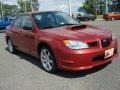 2007 Garnet Red Pearl Subaru Impreza WRX Sedan  photo #6