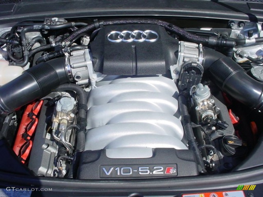2008 Audi S6 5.2 quattro Sedan 5.2 Liter DOHC 40-Valve VVT V10 Engine Photo #50573704
