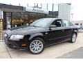 2008 Brilliant Black Audi A4 2.0T quattro S-Line Sedan  photo #1