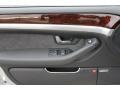 Black Valcona Leather Door Panel Photo for 2009 Audi A8 #50574858