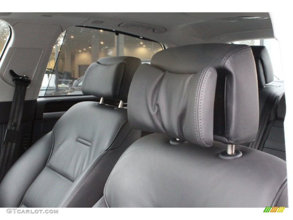 Black Valcona Leather Interior 2009 Audi A8 4.2 quattro Photo #50574889