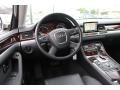Black Valcona Leather Dashboard Photo for 2009 Audi A8 #50574925