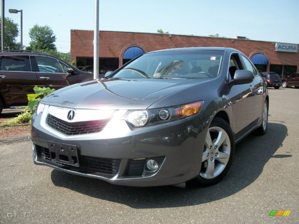 2009 TSX Sedan - Polished Metal Metallic / Ebony photo #1