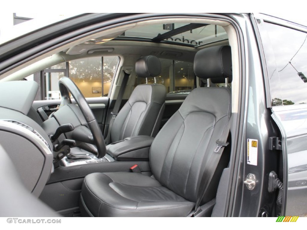Black Interior 2008 Audi Q7 4.2 Premium quattro Photo #50575839