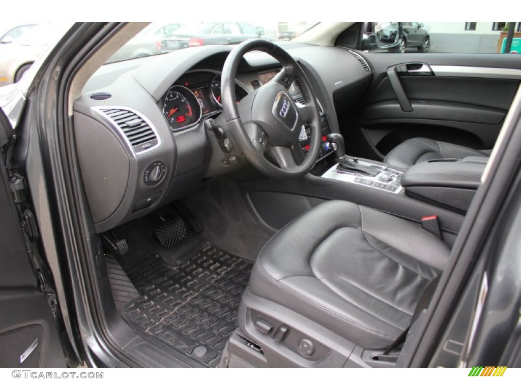 Black Interior 2008 Audi Q7 4.2 Premium quattro Photo #50575856