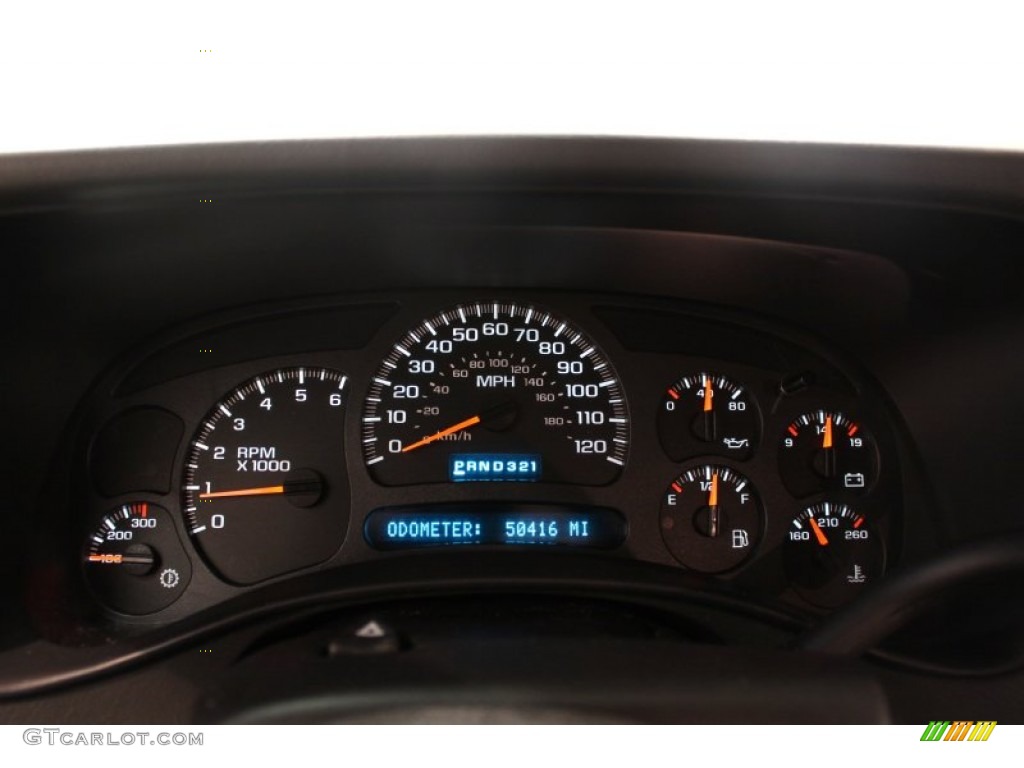 2003 Chevrolet Silverado 1500 LS Crew Cab Gauges Photo #50575927