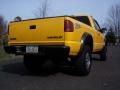 2002 Flame Yellow Chevrolet S10 LS Extended Cab 4x4  photo #14