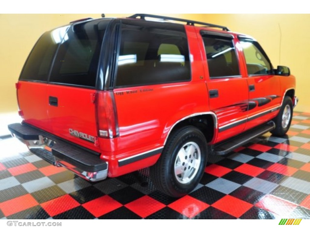 1997 Tahoe LT 4x4 - Victory Red / Pewter photo #4