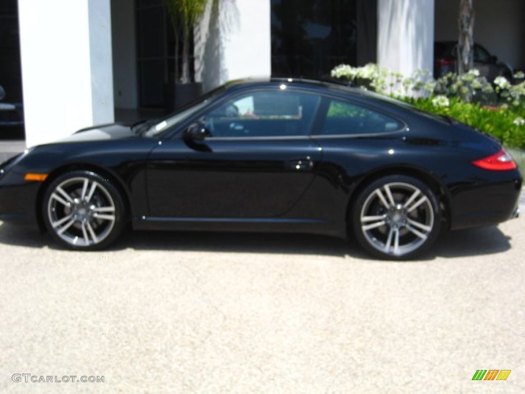 2012 911 Black Edition Coupe - Black / Black photo #2
