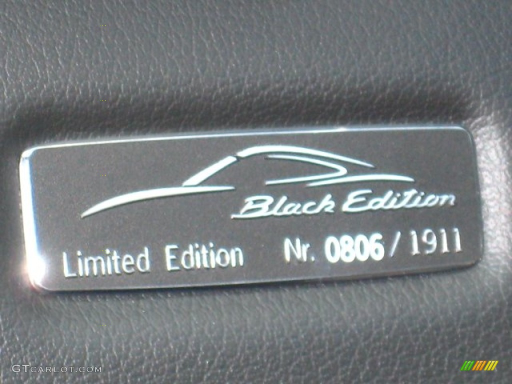 2012 911 Black Edition Coupe - Black / Black photo #4