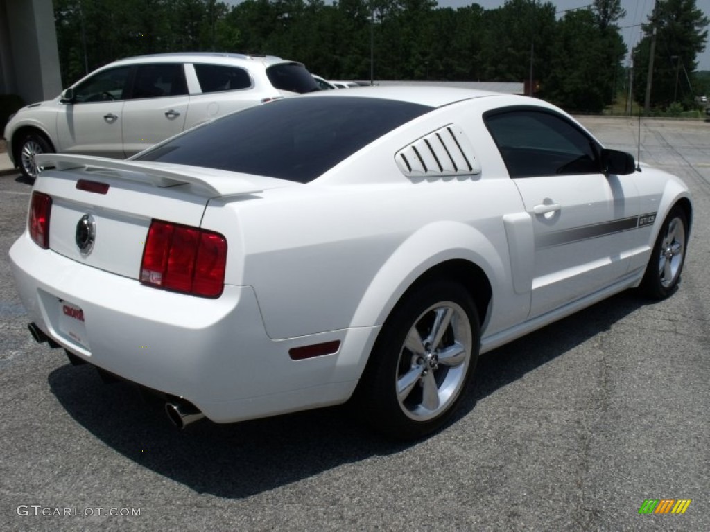 2007 Mustang GT/CS California Special Coupe - Performance White / Black/Dove Accent photo #7