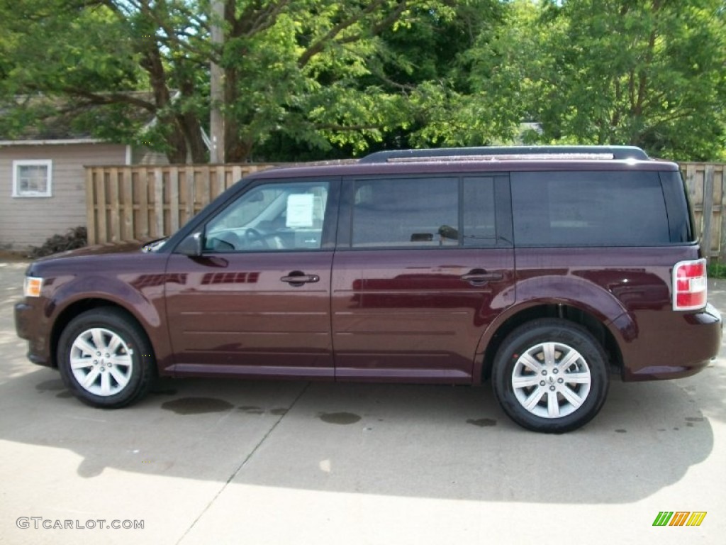 Bordeaux Reserve Red Metallic 2011 Ford Flex SE Exterior Photo #50576853
