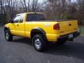 2002 Flame Yellow Chevrolet S10 LS Extended Cab 4x4  photo #26