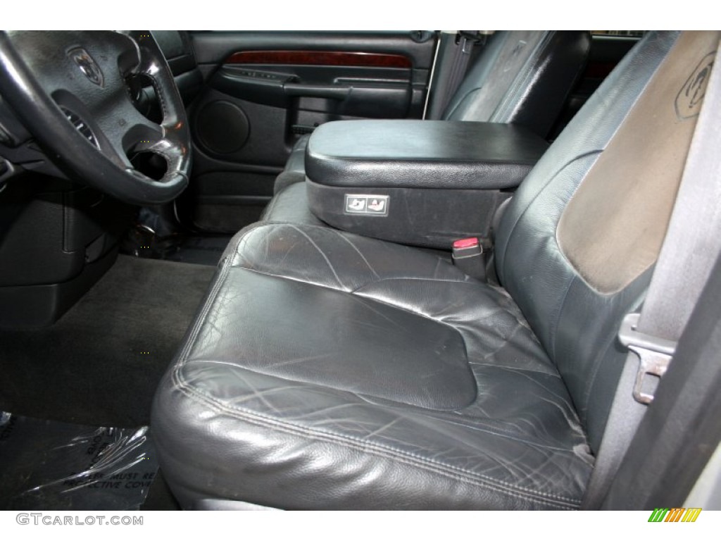 Dark Slate Gray Interior 2003 Dodge Ram 1500 Laramie Quad Cab 4x4 Photo #50577667