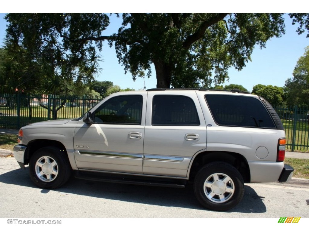 2004 Yukon SLT 4x4 - Silver Birch Metallic / Pewter/Dark Pewter photo #3