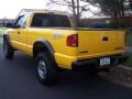 2002 Flame Yellow Chevrolet S10 LS Extended Cab 4x4  photo #54