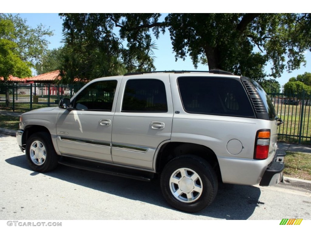 2004 Yukon SLT 4x4 - Silver Birch Metallic / Pewter/Dark Pewter photo #4