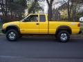 Flame Yellow - S10 LS Extended Cab 4x4 Photo No. 57